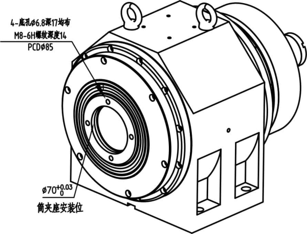 五軸工具磨床直驅轉臺 (1)